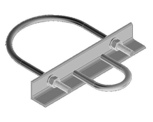 Ansamblu de Prindere pe Stalp cu Bratara AUB SC10002