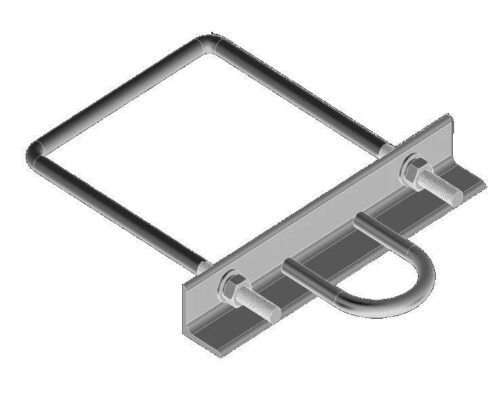 Ansamblu de Prindere pe Stalp cu Bratara AUB SE10